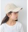 【KIDS】ストライプスカーフ付きロゴ刺繍CAP