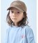 【KIDS】ストライプスカーフ付きロゴ刺繍CAP