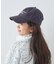 【KIDS】ストライプスカーフ付きロゴ刺繍CAP