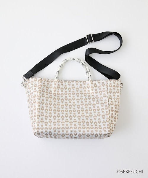 モンチッチ】撥水ナイロンリバーシブル2WAYショルダーBAG｜チャオ