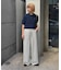 【UNISEX】【プラスサイズあり】ストライプシアサッカーイージーパンツ