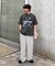 【UNISEX】【プラスサイズあり】ストライプシアサッカーイージーパンツ