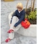 【UNISEX】【プラスサイズあり】ストライプシアサッカーイージーパンツ