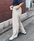 【UNISEX】【プラスサイズあり】ストライプシアサッカーイージーパンツ