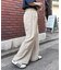 【UNISEX】【プラスサイズあり】ストライプシアサッカーイージーパンツ