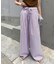 【UNISEX】【プラスサイズあり】ストライプシアサッカーイージーパンツ