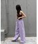 【UNISEX】【プラスサイズあり】ストライプシアサッカーイージーパンツ