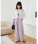【UNISEX】【プラスサイズあり】ストライプシアサッカーイージーパンツ