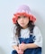 【KIDS】クロシェ編みフリルハット