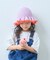 【KIDS】クロシェ編みフリルハット
