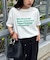【UNISEX】【プラスサイズあり】ポコポコメッセージロゴTEE