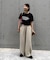 【UNISEX】【プラスサイズあり】ポコポコメッセージロゴTEE
