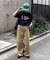 【UNISEX】【プラスサイズあり】ポコポコメッセージロゴTEE