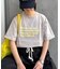 【UNISEX】【プラスサイズあり】ポコポコメッセージロゴTEE