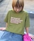 【UNISEX】【プラスサイズあり】ポコポコメッセージロゴTEE