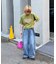 【UNISEX】【プラスサイズあり】ポコポコメッセージロゴTEE