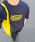 【UNISEX】【プラスサイズあり】ポコポコメッセージロゴTEE