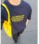【UNISEX】【プラスサイズあり】ポコポコメッセージロゴTEE