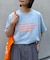【UNISEX】【プラスサイズあり】ポコポコメッセージロゴTEE