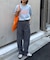 【UNISEX】【プラスサイズあり】ポコポコメッセージロゴTEE