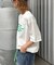 【UNISEX】【プラスサイズあり】ポコポコメッセージロゴTEE