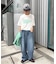 【UNISEX】【プラスサイズあり】ポコポコメッセージロゴTEE