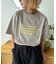 【UNISEX】【プラスサイズあり】ポコポコメッセージロゴTEE