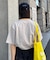 【UNISEX】【プラスサイズあり】ポコポコメッセージロゴTEE