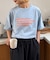 【UNISEX】【プラスサイズあり】ポコポコメッセージロゴTEE