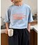 【UNISEX】【プラスサイズあり】ポコポコメッセージロゴTEE