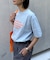 【UNISEX】【プラスサイズあり】ポコポコメッセージロゴTEE