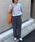 【UNISEX】【プラスサイズあり】ポコポコメッセージロゴTEE