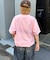 【UNISEX】【プラスサイズあり】ポコポコメッセージロゴTEE