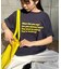 【UNISEX】【プラスサイズあり】ポコポコメッセージロゴTEE