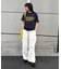 【UNISEX】【プラスサイズあり】ポコポコメッセージロゴTEE