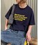 【UNISEX】【プラスサイズあり】ポコポコメッセージロゴTEE