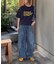【UNISEX】【プラスサイズあり】ポコポコメッセージロゴTEE