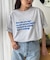 【UNISEX】【プラスサイズあり】ポコポコメッセージロゴTEE