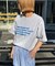 【UNISEX】【プラスサイズあり】ポコポコメッセージロゴTEE