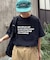 【UNISEX】【プラスサイズあり】ポコポコメッセージロゴTEE