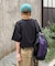 【UNISEX】【プラスサイズあり】ポコポコメッセージロゴTEE
