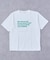 【UNISEX】【プラスサイズあり】ポコポコメッセージロゴTEE