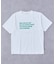 【UNISEX】【プラスサイズあり】ポコポコメッセージロゴTEE