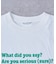【UNISEX】【プラスサイズあり】ポコポコメッセージロゴTEE
