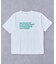 【UNISEX】【プラスサイズあり】ポコポコメッセージロゴTEE