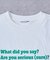 【UNISEX】【プラスサイズあり】ポコポコメッセージロゴTEE