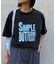 【UNISEX】【プラスサイズあり】スラブ天竺ピグメントロゴTEE