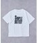 【UNISEX】【プラスサイズあり】スラブ天竺ピグメントロゴTEE
