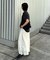 【UNISEX】【プラスサイズあり】スラブ天竺ピグメントロゴTEE