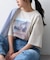 オーガンジーシアードッキングプリントTEE